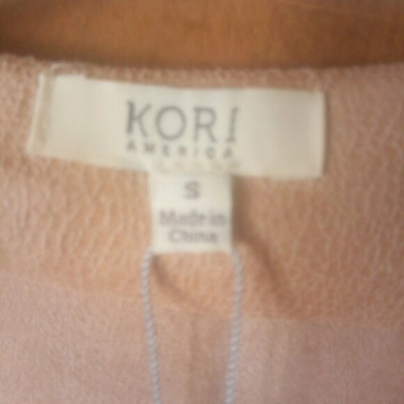 Kori Women's Brown Open Front Jacket Size S - Picture 3 of 5